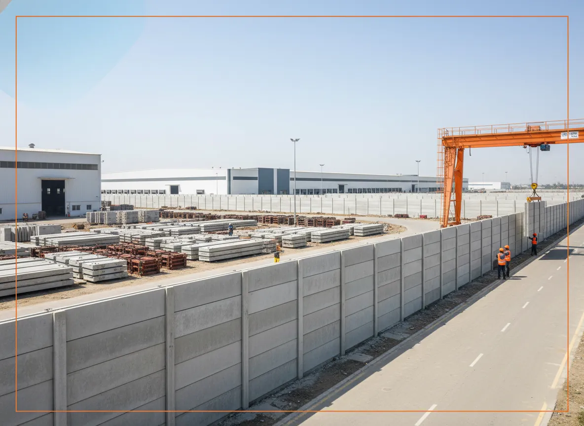 RCC Precast Boundary Wall Manufacturer in Hubli